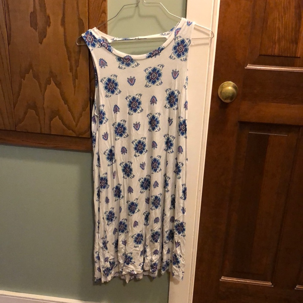 Blue white no brand dress
